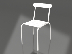 Chaise de salle à manger (Blanc)