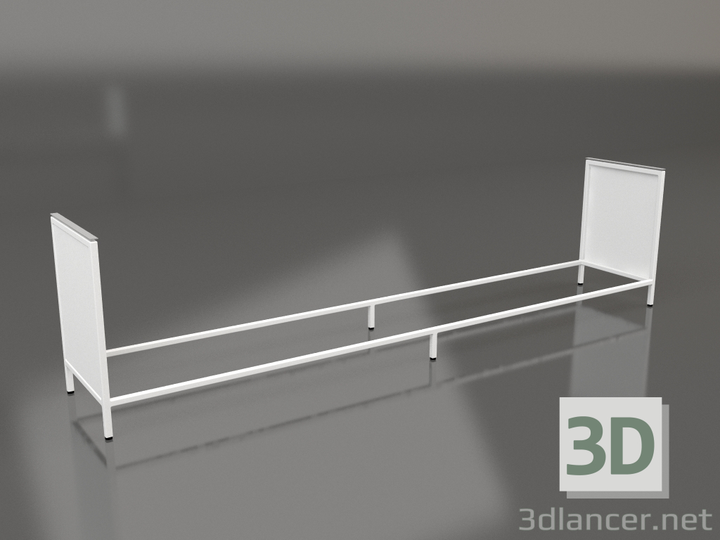 Modelo 3d Ilha V1 (parede) em 60 quadro 6 (branco) - preview