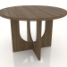 3d model Low table (lightened ash walnut) - preview