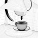 Modelo 3d Máquina de café - café - preview