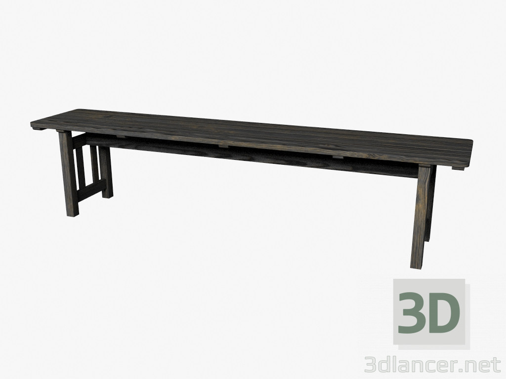 3d model Banco (oscuro) - vista previa