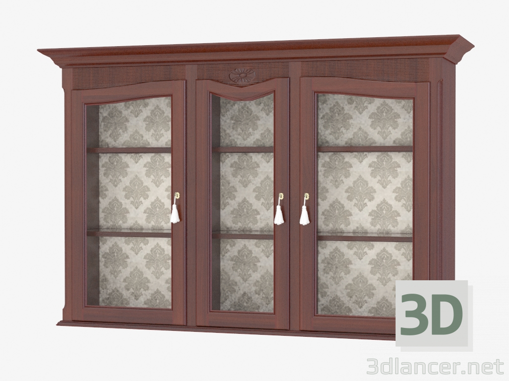 Modelo 3d FS1102 Showcase de três portas - preview