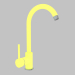 3d model Mezclador de lavabo amarillo con U-spout Milin (BEU Y62M) - vista previa