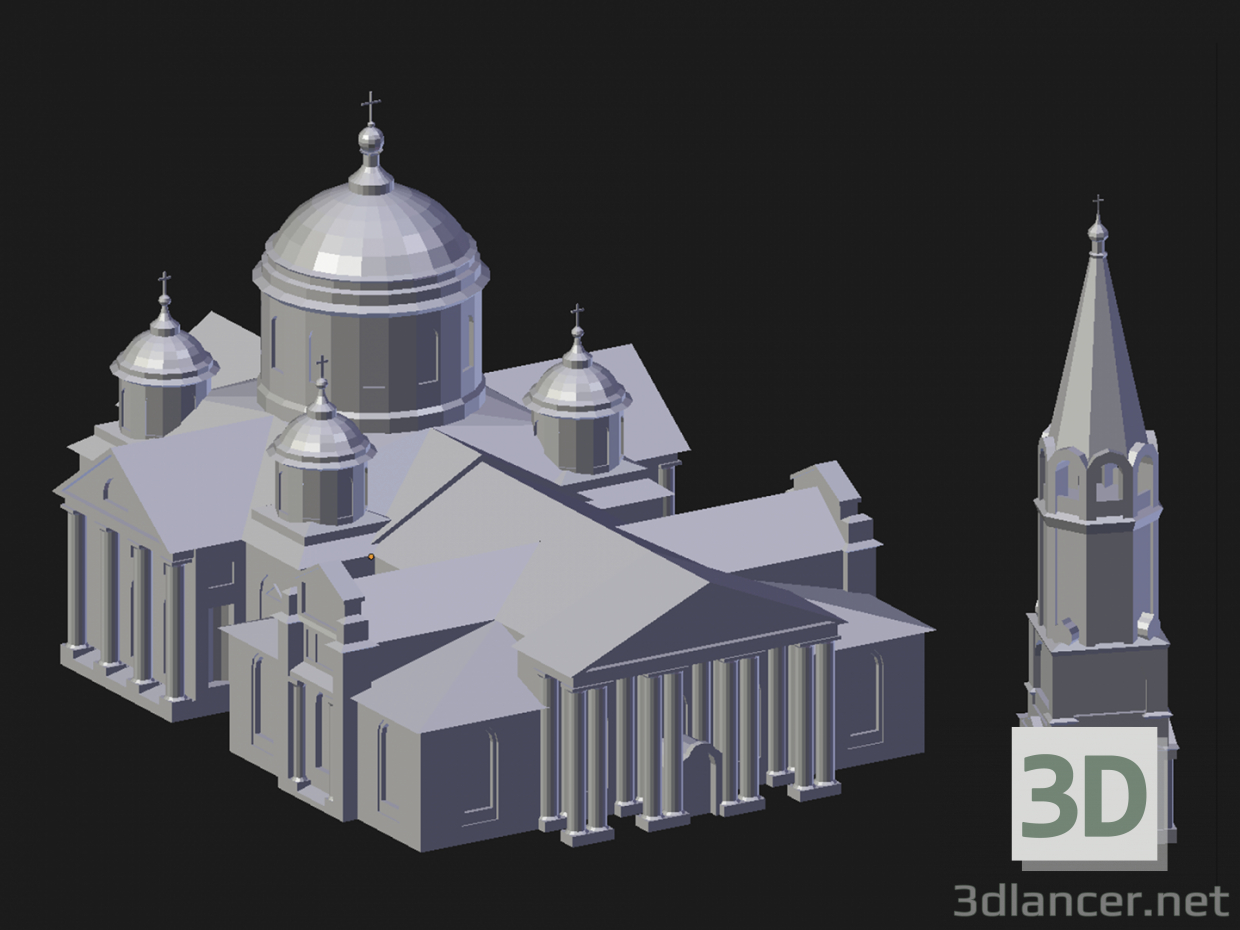 3d model Arzamas. Catedral de Smolensk - vista previa