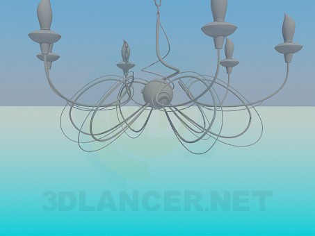 Modelo 3d Candelabro - preview