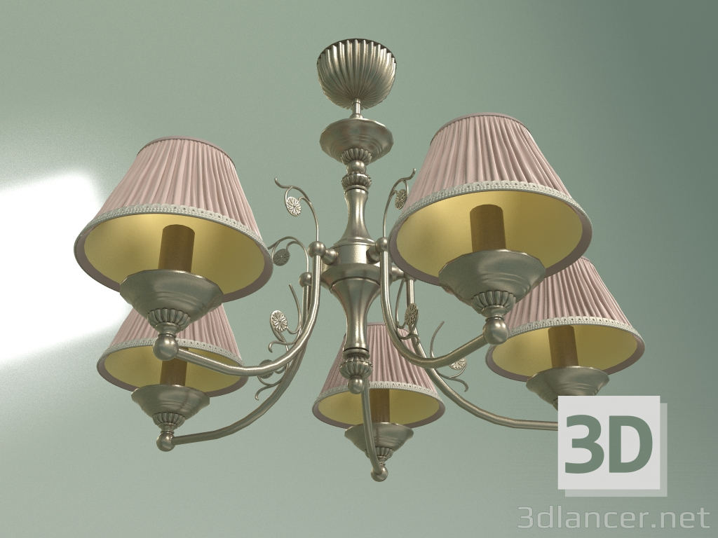 modello 3D Lampadario CASAMIA ABAZUR CAS-ZW-5 (PA) - anteprima