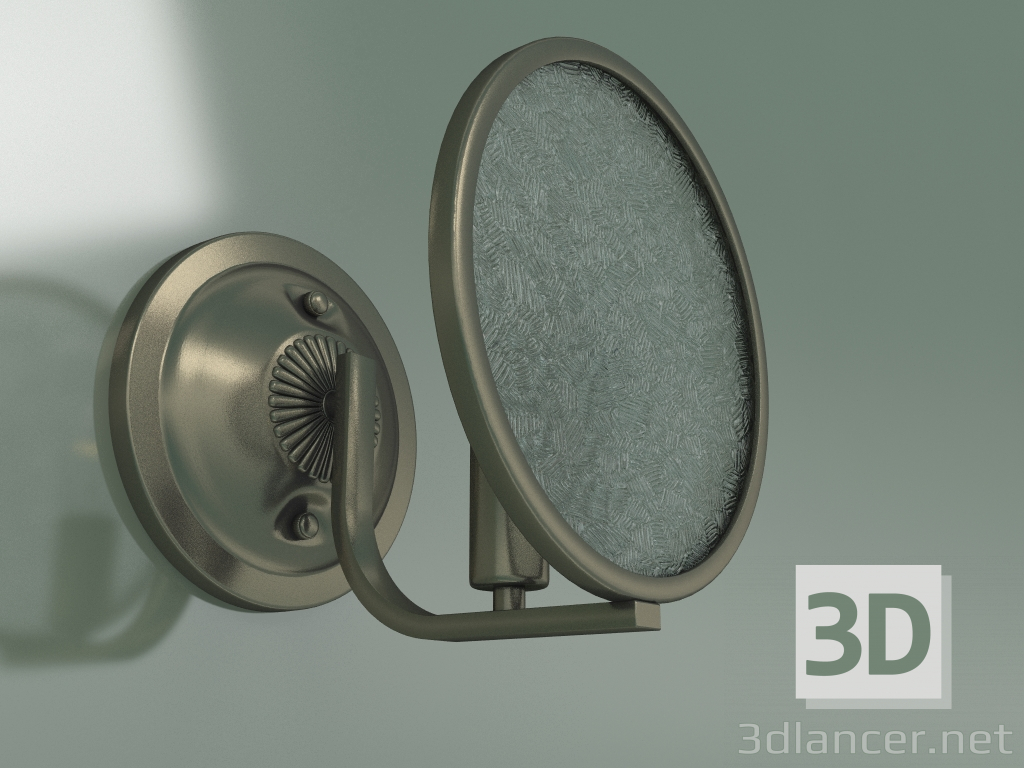 3d model Aplique 60073-1 (bronce antiguo) - vista previa