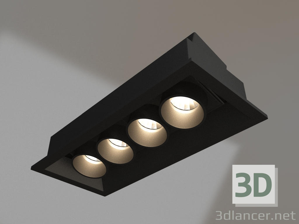 3d model Lamp MS-ORIENT-BUILT-TURN-TC-S67x150-10W Warm3000 (BK-BK, 30 deg, 230V) - preview