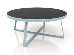 Mesa de comedor redonda Ø175 (DEKTON Domoos, Azul grisáceo)