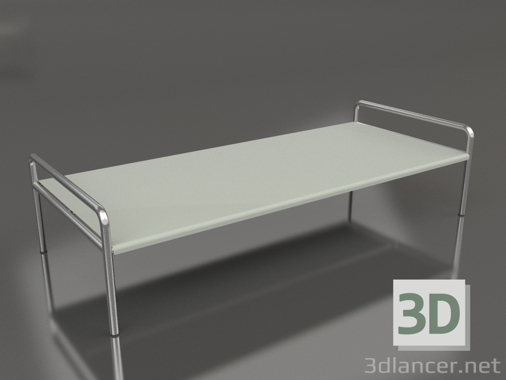 Modelo 3d Mesa de centro 153 com tampo em alumínio (cinza cimento) - preview