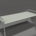 3D Modell Couchtisch 153 mit Aluminium-Tischplatte (Zementgrau) - Vorschau