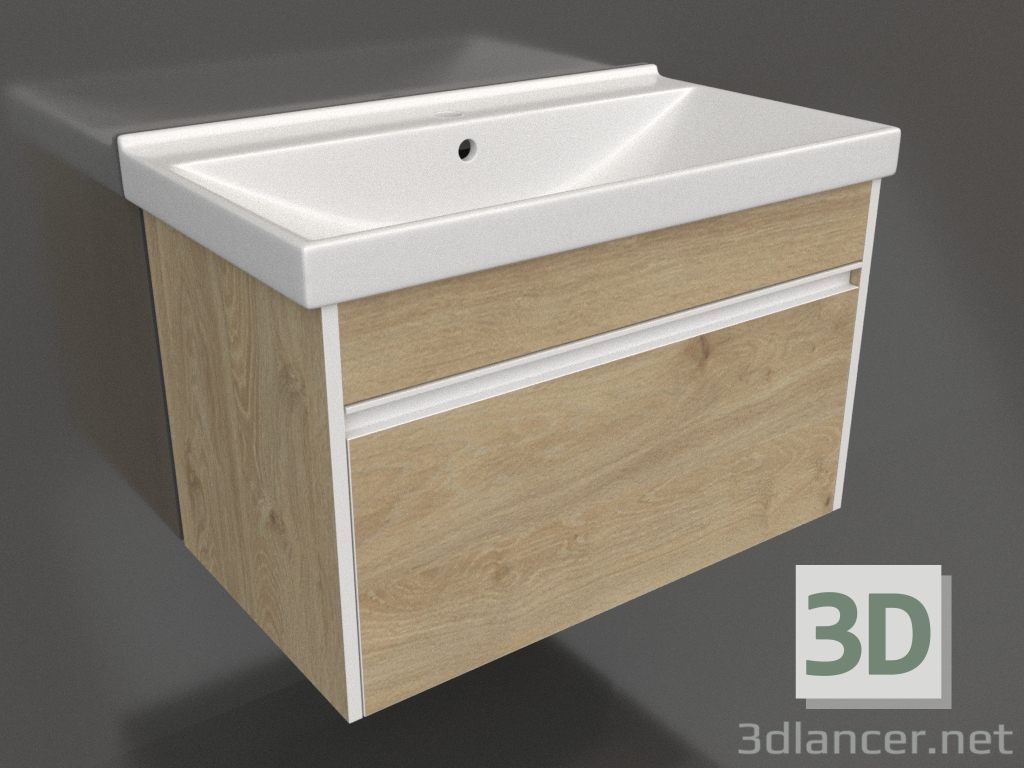 modello 3D Mobile pensile 80 cm (URB0108DD) - anteprima