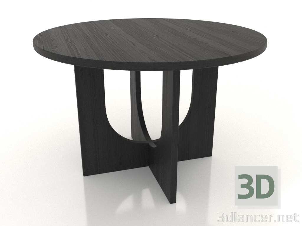 3d model Low table (black RAL 9005) - preview