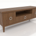 modello 3D Mobile TV 3 1500 mm (noce chiaro) - anteprima