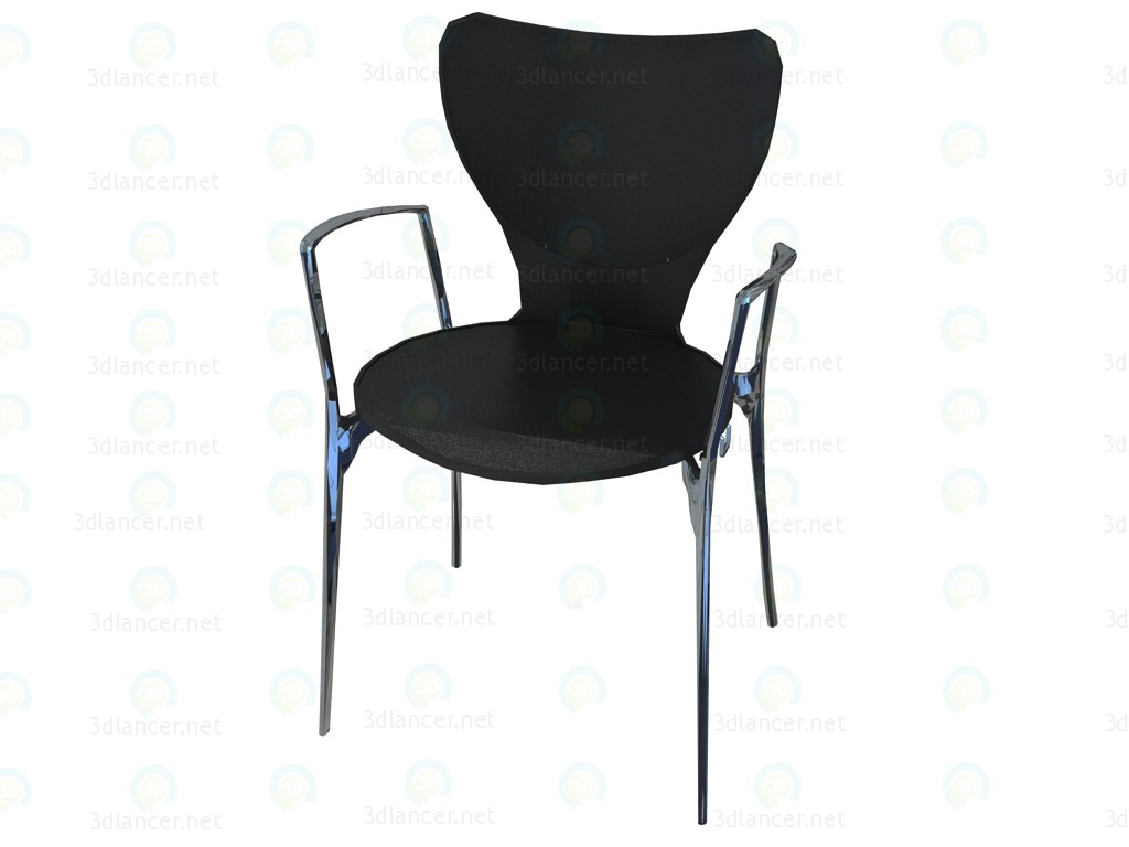 3 डी मॉडल Stackable कुर्सी armrests पॉलियामाइड के किए गए साथ - पूर्वावलोकन