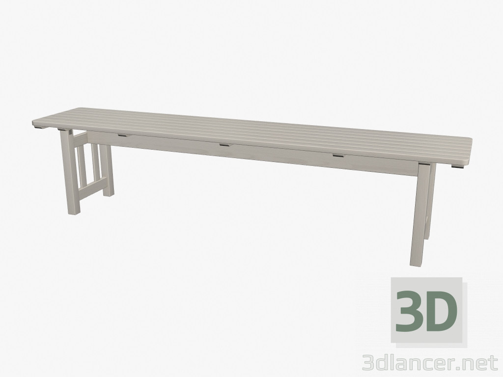 3d model Bench (light) - preview