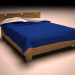 3D Modell Bett - Vorschau