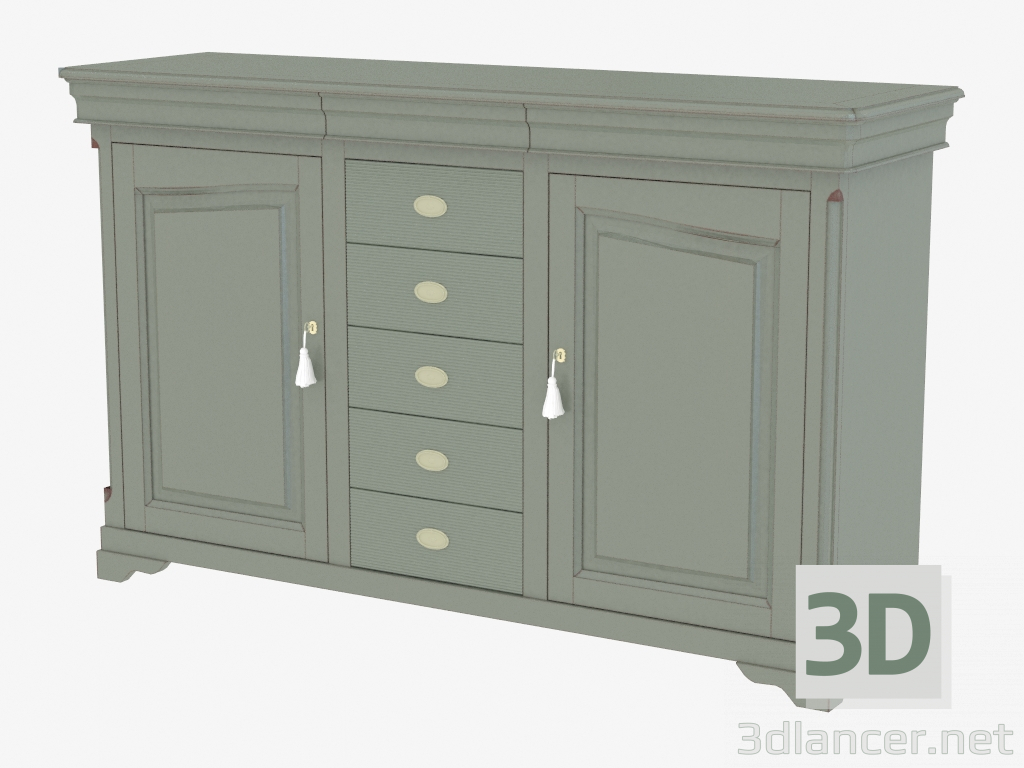 modello 3D FS1103 a buffet - anteprima