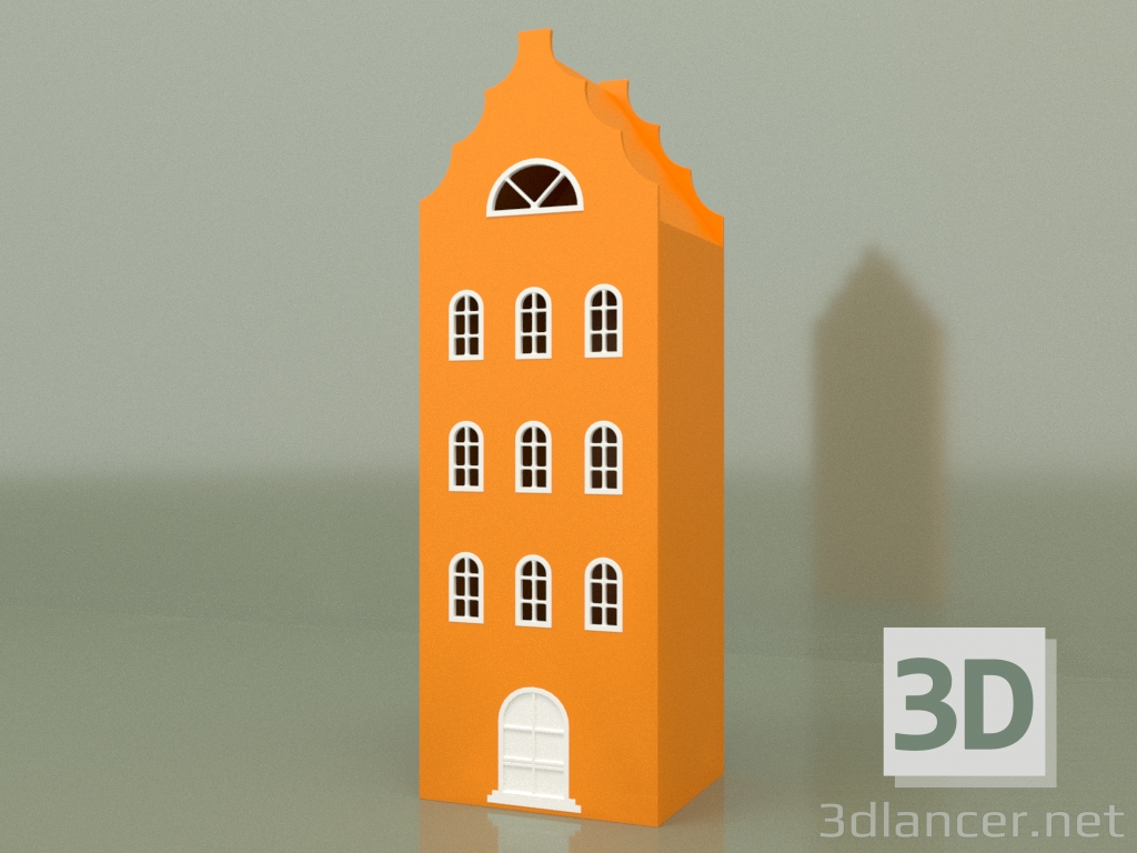 modello 3D Armadio casa XL-9 (Mango) - anteprima