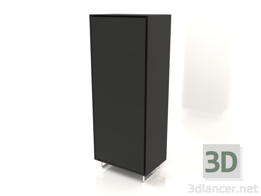 3d model Cajonera TM 013 (600x400x1500, madera negra) - vista previa