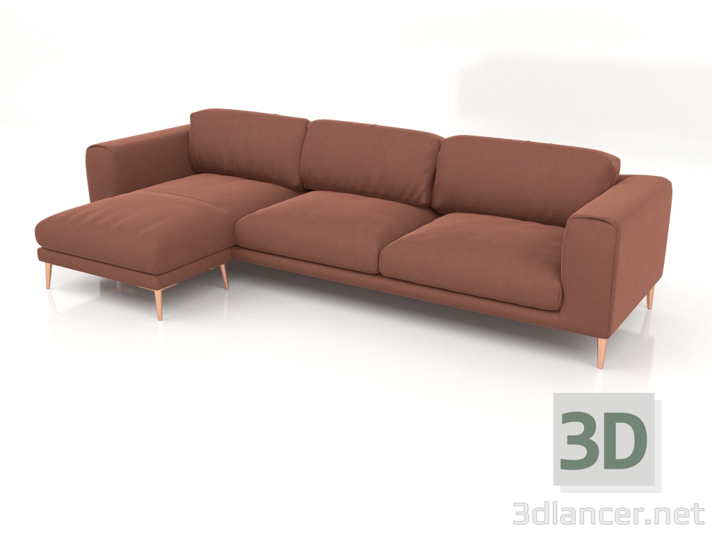 3D Modell Tor 4-Sitzer-Ecksofa - Vorschau