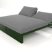 Modelo 3d Cama para descanso 200 (verde garrafa) - preview