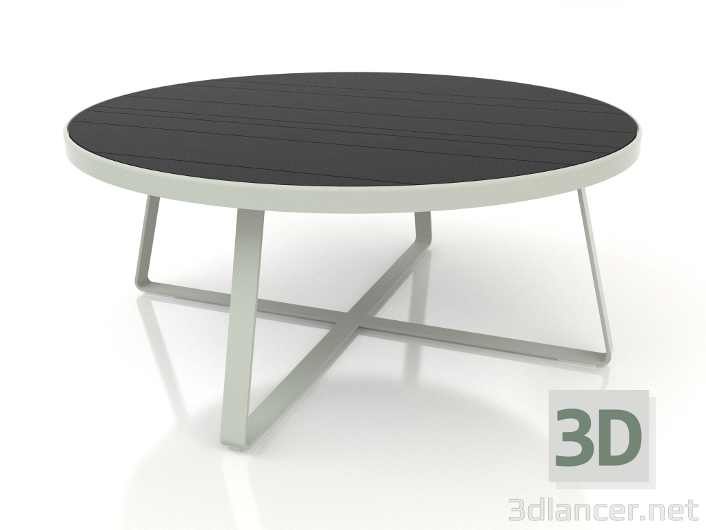 3d модель Стол обеденный круглый Ø175 (DEKTON Domoos, Cement grey) – превью