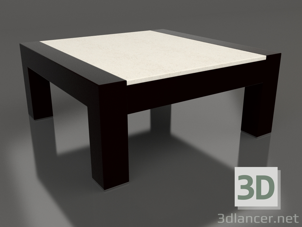 Modelo 3d Mesa lateral (Preto, DEKTON Danae) - preview