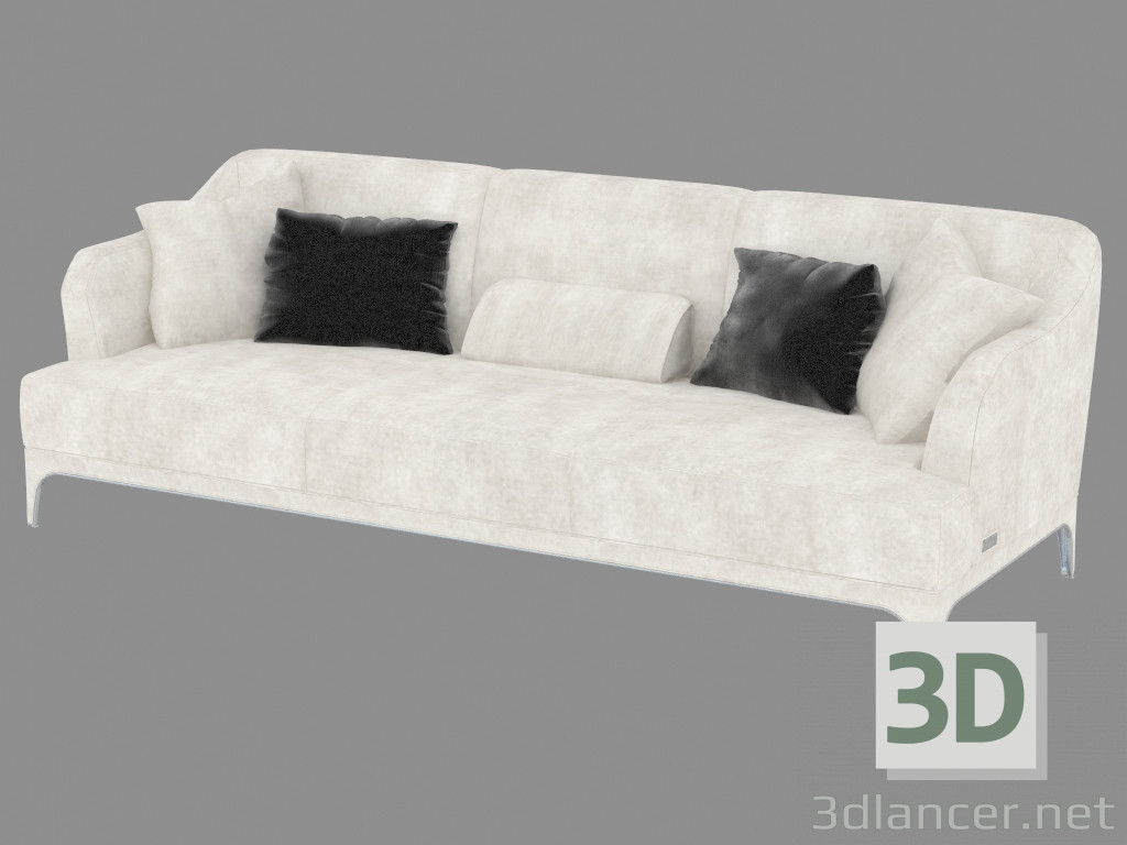 3D Modell Das Sofa ist modern gerade Oscar (262х98х89) - Vorschau