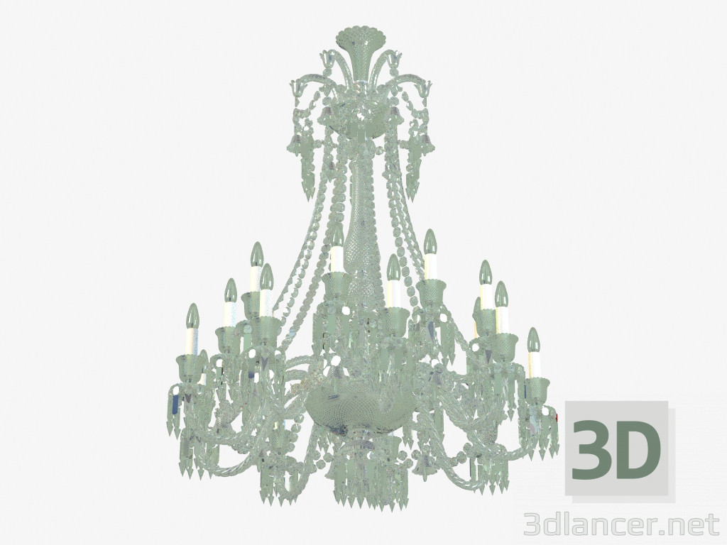 Modelo 3d Люстра Zenith Chandelier CCL 18L de comprimento 2 606 567 - preview