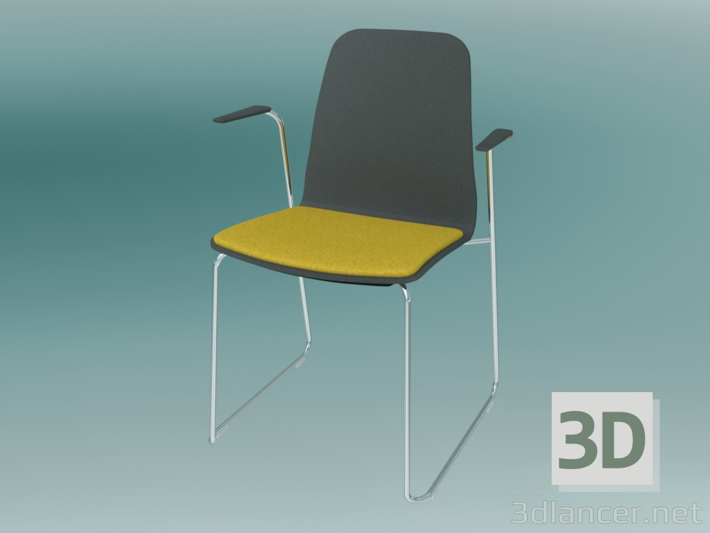 3D modeli Ziyaretçi Koltuğu (K21V3 2P) - önizleme