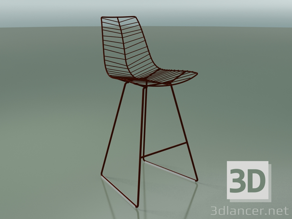 3d model Street bar stool 1818 (on a sled, V34) - preview