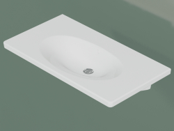 Bathroom sink Nautic 5592 for cabinet (55929901, 92 cm)