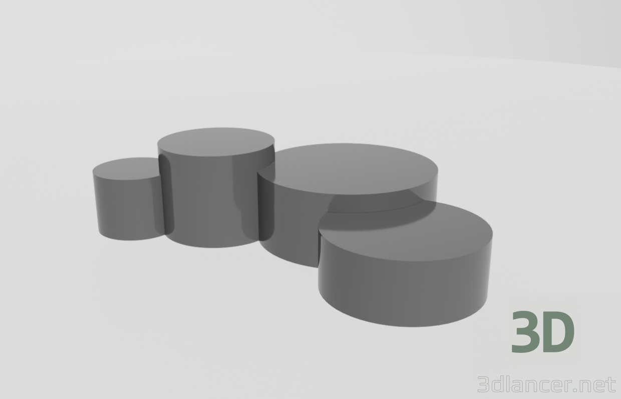 Modelo 3d Mesa - preview