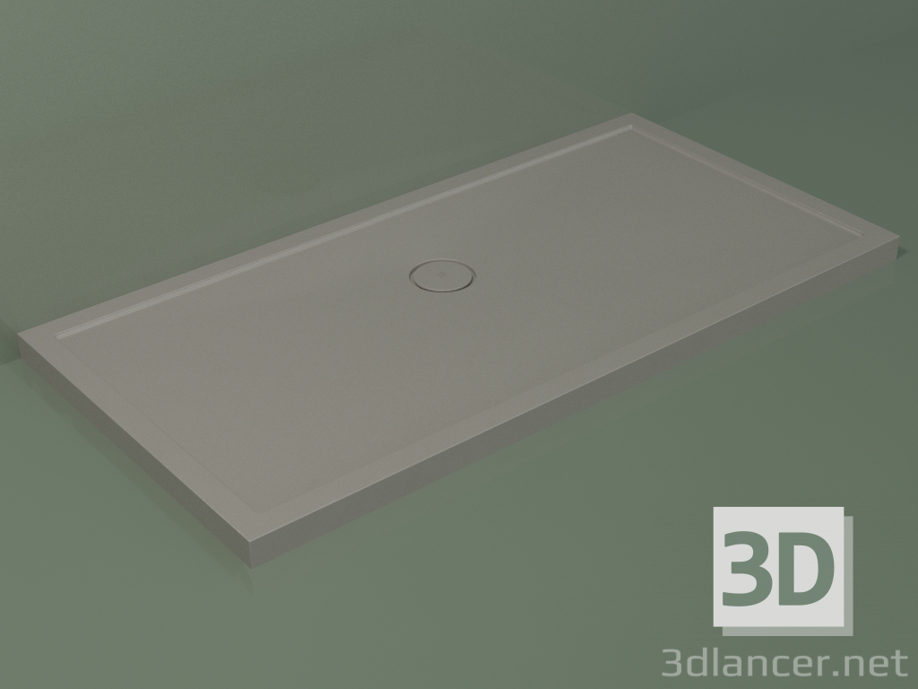 Modelo 3d Base de duche Medio (30UM0123, Clay C37, 160x80 cm) - preview