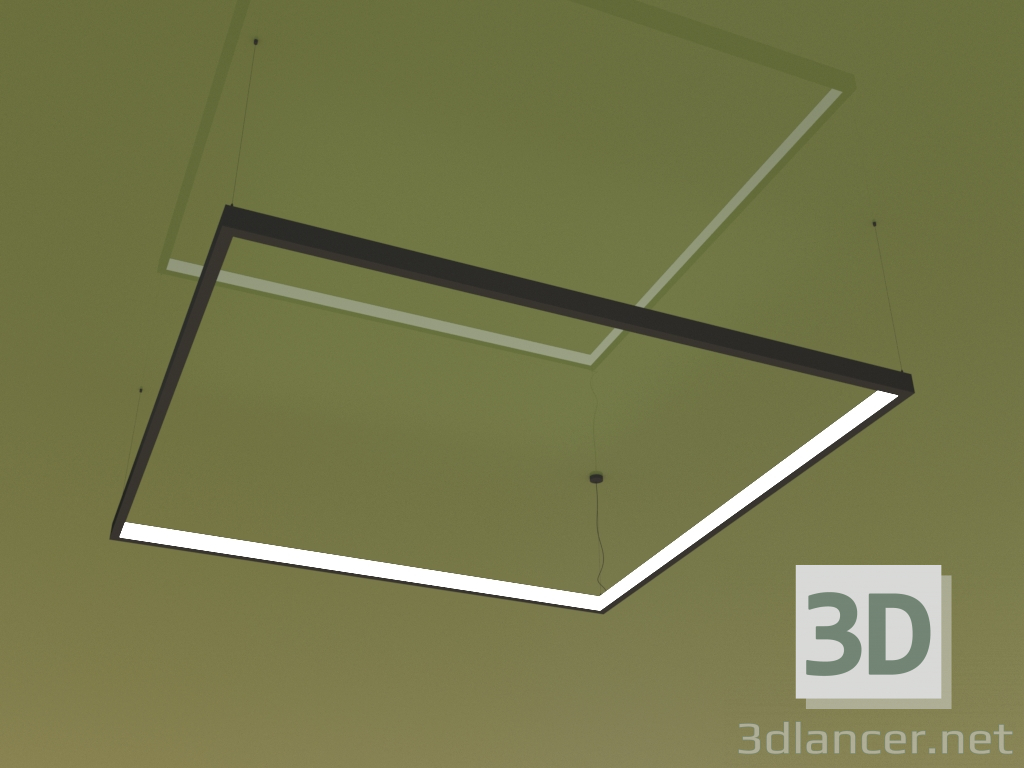 3d model Luminaire KVADRATO DENTRO (2205 mm) - preview