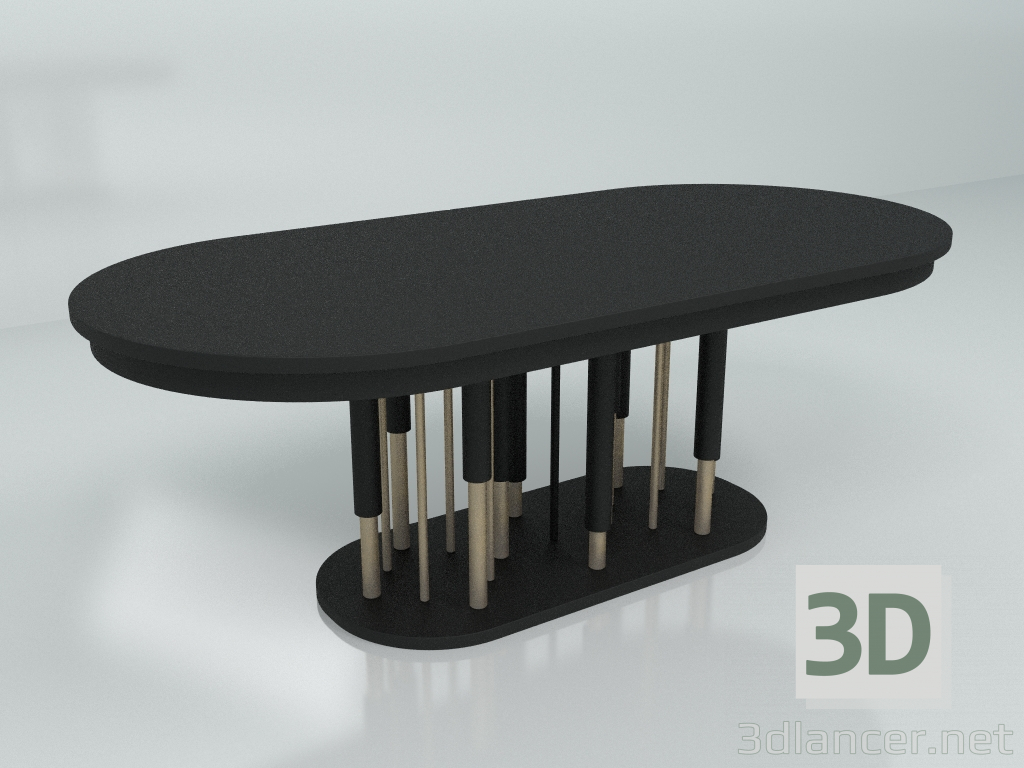 modello 3D Tavolo da pranzo S015 - anteprima