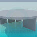 Modelo 3d Mesa-redonda original - preview