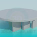 Modelo 3d Mesa-redonda original - preview