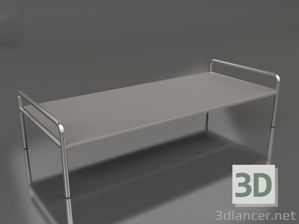 Modelo 3d Mesa de centro 153 com tampo em alumínio (cinza quartzo) - preview