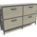 3d model Chest of drawers (2 sections) - preview