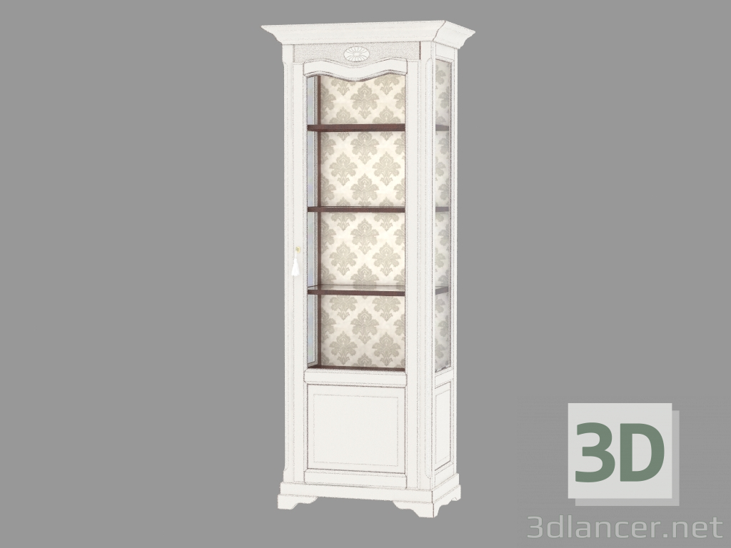 3d model Single-door showcase FS1106DX - preview