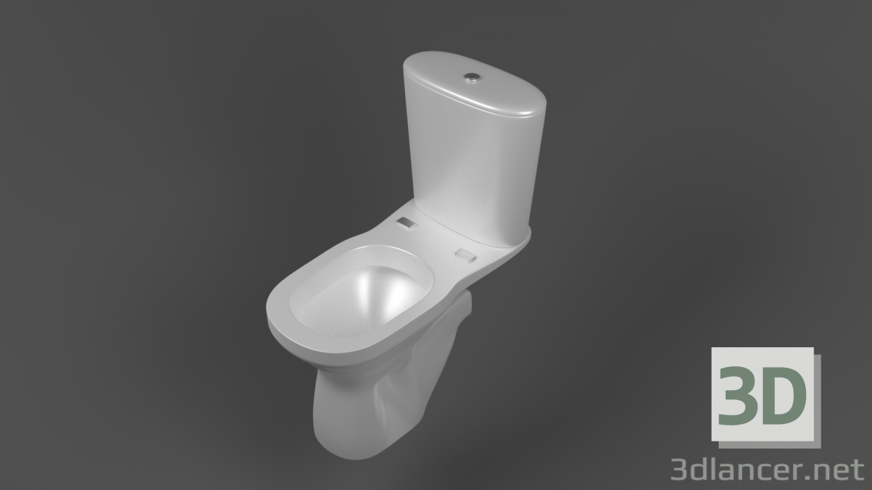 3d model WC - vista previa