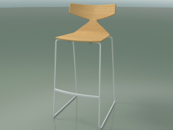 Tabouret de bar empilable 3704 (Chêne naturel, V12)