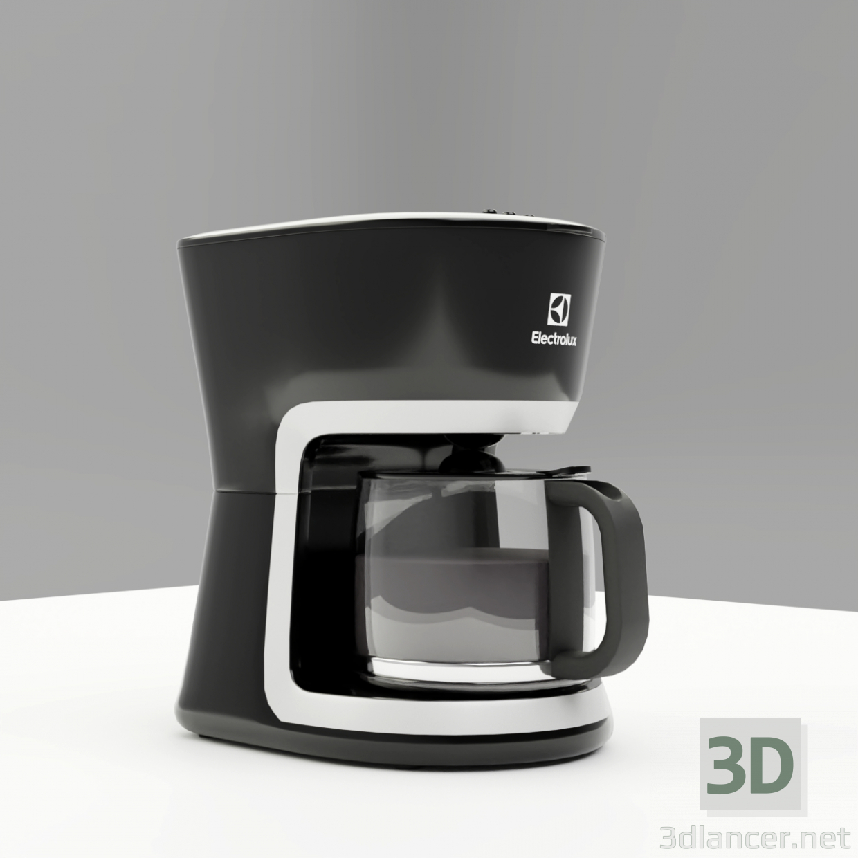 modèle 3D de Cafetière Electrolux Ecm 3505 acheter - rendu