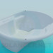 Modelo 3d Banheira oval - preview