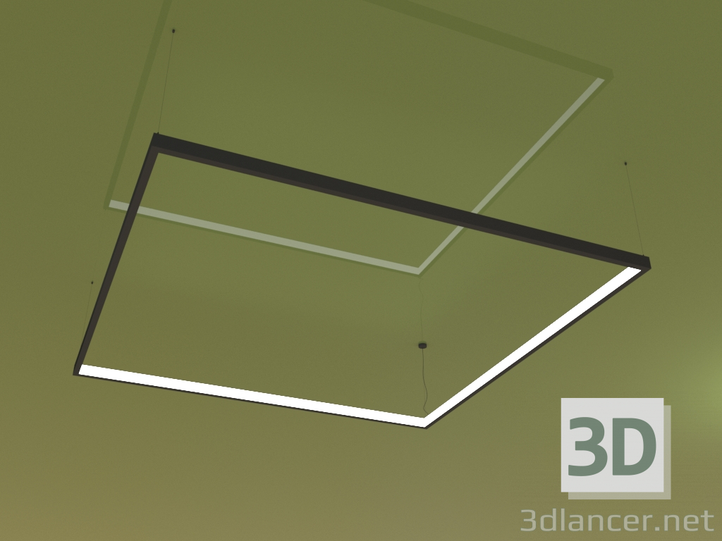 modèle 3D Luminaire KVADRATO DENTRO (2565 mm) - preview