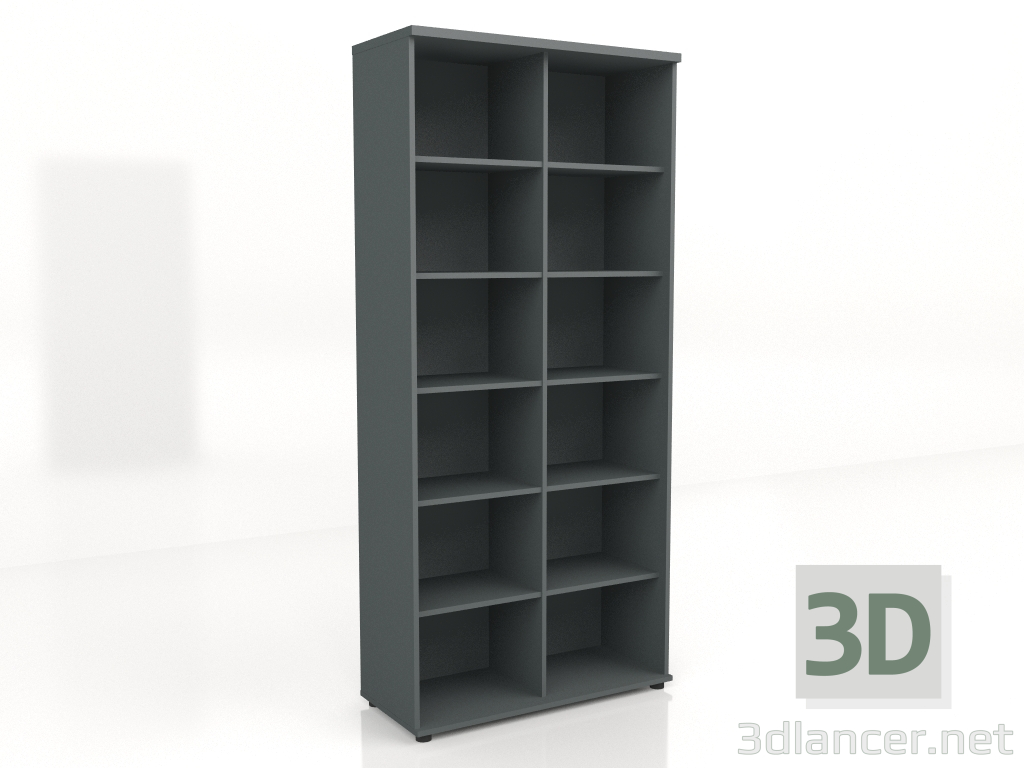 modèle 3D Bibliothèque Standard A6505 (1000x432x2185) - preview