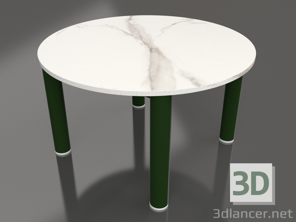 3d model Mesa de centro D 60 (Verde botella, DEKTON Aura) - vista previa