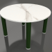 modèle 3D Table basse D 60 (Vert bouteille, DEKTON Aura) - preview